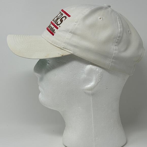Vintage 90s Nebraska Cornhuskers Hat Cap UNL 3 Bar Line The Game Snapback White - Picture 11 of 15